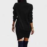 Nicolas - Casualna sukienka z długim rękawem