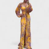 Kristine - Elegancka sukienka z dekoltem w serek