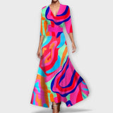 Alma - Elegancka sukienka damska z designem na ramiączkach