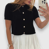 Liova – Krótki kardigan z guzikami