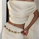 Raegan | Geometryczny Pasek Retro