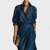 Nayla - Elegancka sukienka plisowana