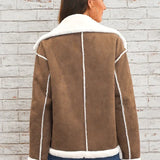 Isabella™ Kurtka Zimowa Podszyta Sztucznym Futerkiem