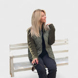 Nora - Sweter w stylu patchwork dla kobiet