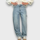 Nolene – Dżinsy z błyszczącym wykończeniem i miejskim charakterem